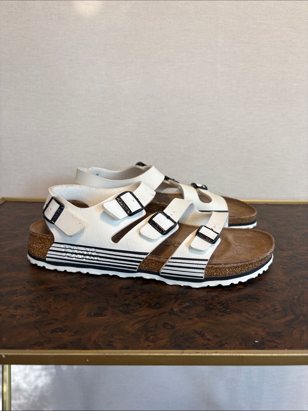 Birkenstock Birkis Florida Women's Size 10 Sandals White Leather